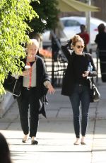 EMMA STONE Out and About in Beverly Hills 12/07/2015