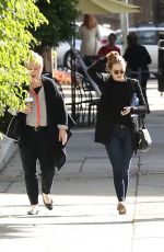 EMMA STONE Out and About in Beverly Hills 12/07/2015