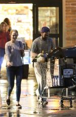 EMMA STONE Shopping at Ralphs in Malibu 12/13/15