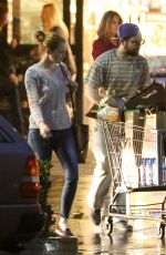 EMMA STONE Shopping at Ralphs in Malibu 12/13/15