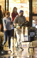 EMMA STONE Shopping at Ralphs in Malibu 12/13/15