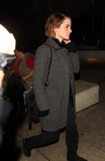 EMMA WATSON Arrives at Los Angeles International Airport 12/09/2015