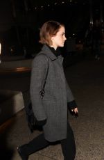 EMMA WATSON Arrives at Los Angeles International Airport 12/09/2015