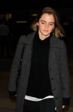 EMMA WATSON Arrives at Los Angeles International Airport 12/09/2015
