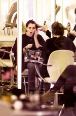 EMMA WATSON at a Hair Salon in New York 12/08/2015