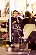 EMMA WATSON at a Hair Salon in New York 12/08/2015