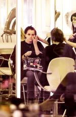 EMMA WATSON at a Hair Salon in New York 12/08/2015