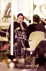 EMMA WATSON at a Hair Salon in New York 12/08/2015