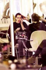 EMMA WATSON at a Hair Salon in New York 12/08/2015