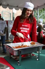 EMMY ROSSUM at Annual Mission Christmas Dinner in Los Angeles 12/24/2015
