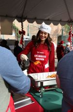 EMMY ROSSUM at Annual Mission Christmas Dinner in Los Angeles 12/24/2015