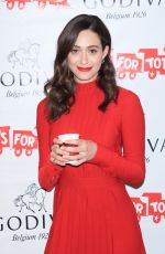 EMMY ROSSUM Hosts Hot Chocolate for a Cause Benefit in New York 11/30/2015