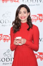 EMMY ROSSUM Hosts Hot Chocolate for a Cause Benefit in New York 11/30/2015