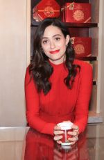 EMMY ROSSUM Hosts Hot Chocolate for a Cause Benefit in New York 11/30/2015