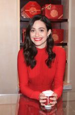 EMMY ROSSUM Hosts Hot Chocolate for a Cause Benefit in New York 11/30/2015