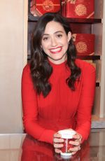 EMMY ROSSUM Hosts Hot Chocolate for a Cause Benefit in New York 11/30/2015