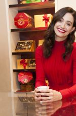 EMMY ROSSUM Hosts Hot Chocolate for a Cause Benefit in New York 11/30/2015