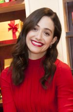 EMMY ROSSUM Hosts Hot Chocolate for a Cause Benefit in New York 11/30/2015