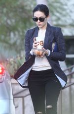 EMMY ROSSUM Leaves a Restaurant in West Hollywood 12/20/2015