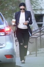 EMMY ROSSUM Leaves a Restaurant in West Hollywood 12/20/2015