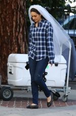 EMMY ROSSUM on the Set of Shameless in Los Angeles 12/09/2015