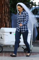 EMMY ROSSUM on the Set of Shameless in Los Angeles 12/09/2015