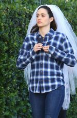 EMMY ROSSUM on the Set of Shameless in Los Angeles 12/09/2015