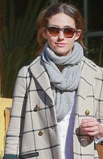 EMMY ROSSUM Out and About in Los Angeles 12/12/2015