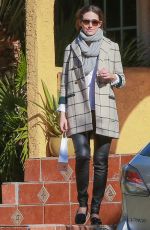EMMY ROSSUM Out and About in Los Angeles 12/12/2015