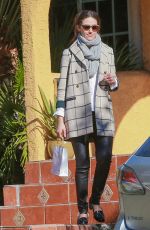 EMMY ROSSUM Out and About in Los Angeles 12/12/2015