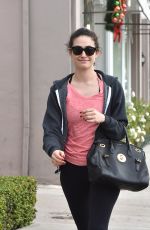 EMMY ROSSUM Shopping at Neil Lane Jewelry in West Hollywood 12/28/2015
