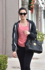 EMMY ROSSUM Shopping at Neil Lane Jewelry in West Hollywood 12/28/2015