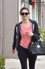 EMMY ROSSUM Shopping at Neil Lane Jewelry in West Hollywood 12/28/2015