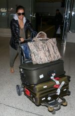 EVA LONGORIA at Los Angeles International Airport 12/24/2015