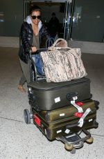 EVA LONGORIA at Los Angeles International Airport 12/24/2015