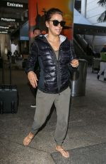 EVA LONGORIA at Los Angeles International Airport 12/24/2015