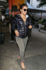 EVA LONGORIA at Los Angeles International Airport 12/24/2015