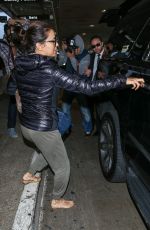 EVA LONGORIA at Los Angeles International Airport 12/24/2015