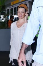 EVANGELINE LILLY at Sao Paulo Airport 12/01/2015