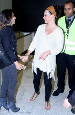 EVANGELINE LILLY at Sao Paulo Airport 12/01/2015