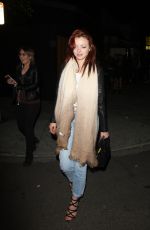 FRANCESCA EASTWOOD Arrives at The Nice Guy in West Hollywood 12/03/2015