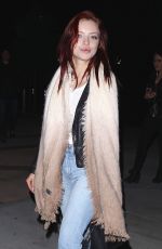 FRANCESCA EASTWOOD Arrives at The Nice Guy in West Hollywood 12/03/2015