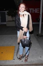FRANCESCA EASTWOOD Arrives at The Nice Guy in West Hollywood 12/03/2015