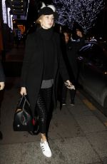 GIGI and BELLA HADID Night Out in Paris 12/16/2015