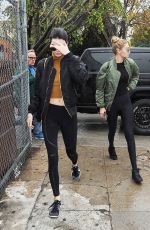 GIGI HADID and KENDALL JENNER Out Shopping in Los Angeles 12/22/2015