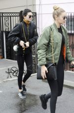 GIGI HADID and KENDALL JENNER Out Shopping in Los Angeles 12/22/2015