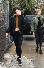 GIGI HADID and KENDALL JENNER Out Shopping in Los Angeles 12/22/2015