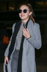 GIGI HADID Arrives at Los Angeles International Airport 12/21/2015