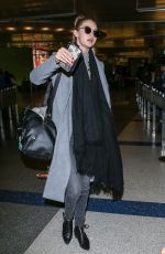 GIGI HADID Arrives at Los Angeles International Airport 12/21/2015