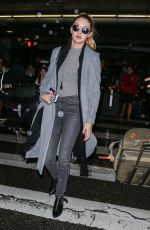 GIGI HADID Arrives at Los Angeles International Airport 12/21/2015